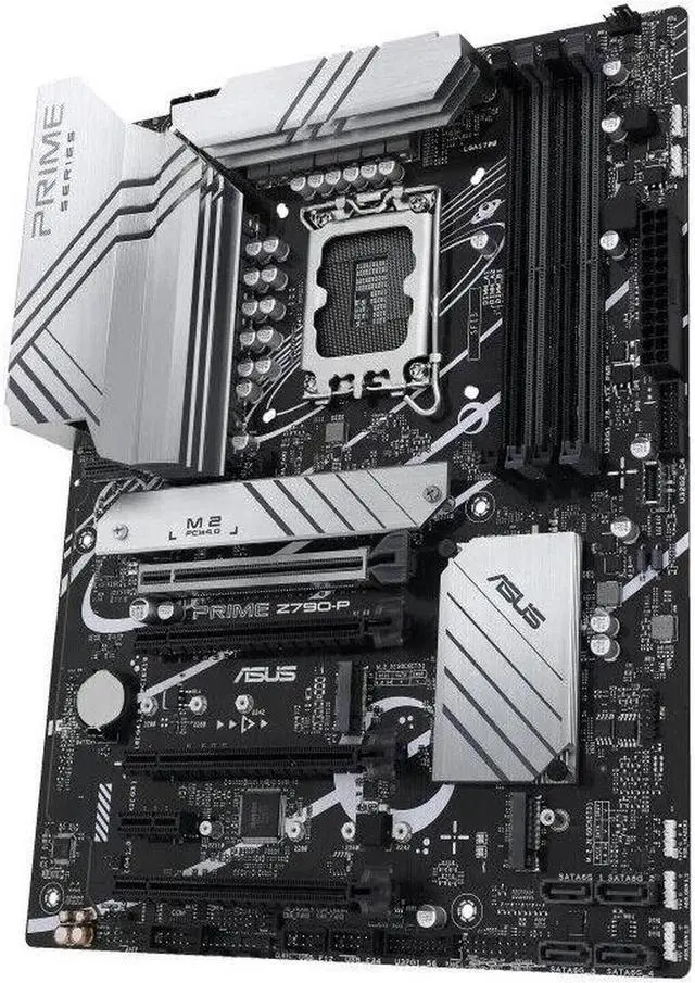 Alt view image 3 of 7 - ASUS Prime Z790-P WiFi LGA 1700(Intel 14th & 13th &12th Gen) ATX motherboard (PCIe 5.0,DDR5,14+1 Power Stages,3x M.2,WiFi 6,Bluetooth v5.2,2.5Gb LAN,front panel USB 3.2 Gen 2 Type-C,Thunderbolt 4(USB