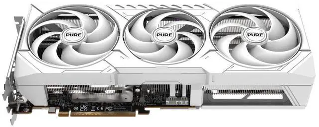 Alt view image 5 of 7 - SAPPHIRE Tech PURE Radeon RX 9070 XT 16GB GDDR6 PCI Express 5.0 x16 ATX Graphics Card 11348-02-20G