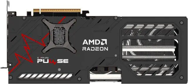 Alt view image 6 of 7 - SAPPHIRE Tech PULSE Radeon RX 9070 XT 16GB GDDR6 PCI Express 5.0 x16 ATX Graphics Card 11348-03-20G