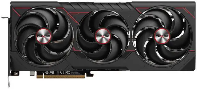 Alt view image 2 of 7 - SAPPHIRE Tech PULSE Radeon RX 9070 XT 16GB GDDR6 PCI Express 5.0 x16 ATX Graphics Card 11348-03-20G