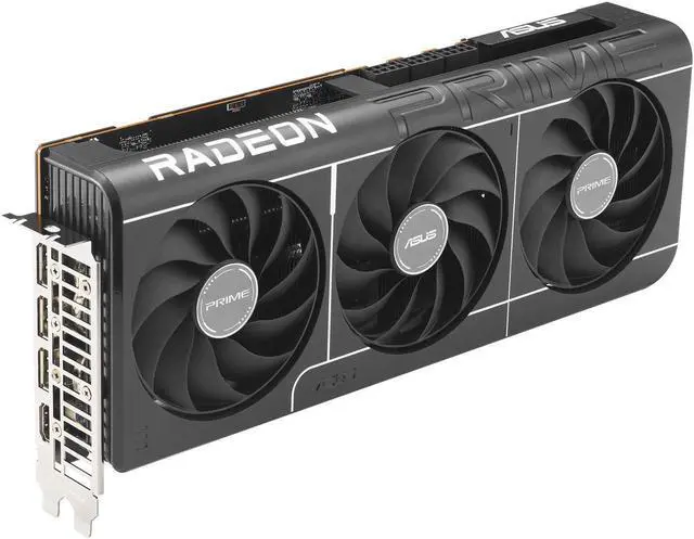 Alt view image 2 of 7 - ASUS PRIME Radeon RX 9070 16GB GDDR6 PCI Express 5.0 RDNA 4 FSR 4 ATX Graphics Card PRIME-RX9070-16G