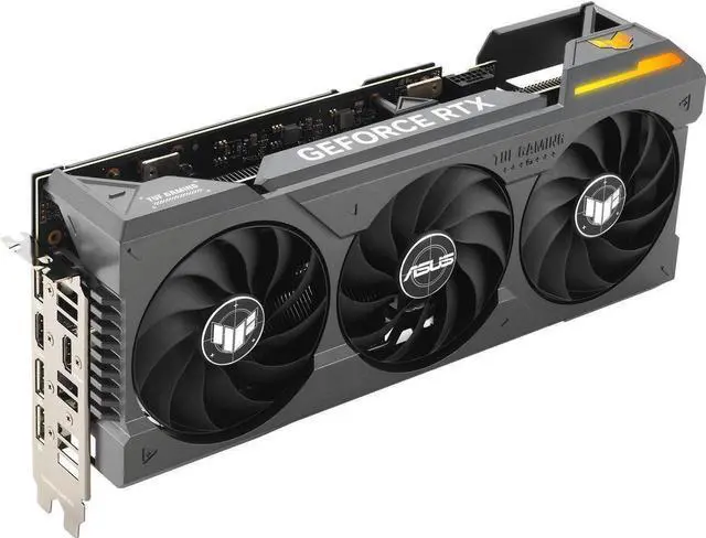 Alt view image 2 of 7 - ASUS TUF Gaming NVIDIA GeForce RTX 4070 Ti OC Edition Gaming Graphics Card (PCIe 4.0, 12GB GDDR6X, HDMI 2.1a, DisplayPort 1.4a) TUF-RTX4070TI-O12G-GAMING