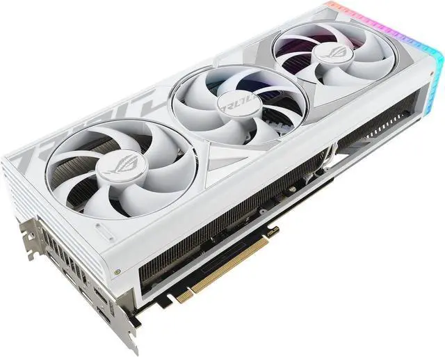 Alt view image 7 of 7 - ASUS ROG Strix GeForce RTX 4080 White Edition Gaming Graphics Card (PCIe 4.0, 16GB GDDR6X, HDMI 2.1a, DisplayPort 1.4a) ROG-STRIX-RTX4080-16G-WHITE