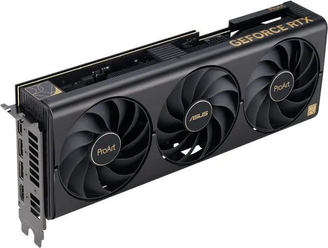 Alt view image 3 of 7 - ASUS ProArt GeForce RTX 4080 SUPER Graphics Card (PCIe 4.0, 16GB GDDR6X, DLSS 3, HDMI 2.1a, DisplayPort 1.4a) PROART-RTX4080S-16G