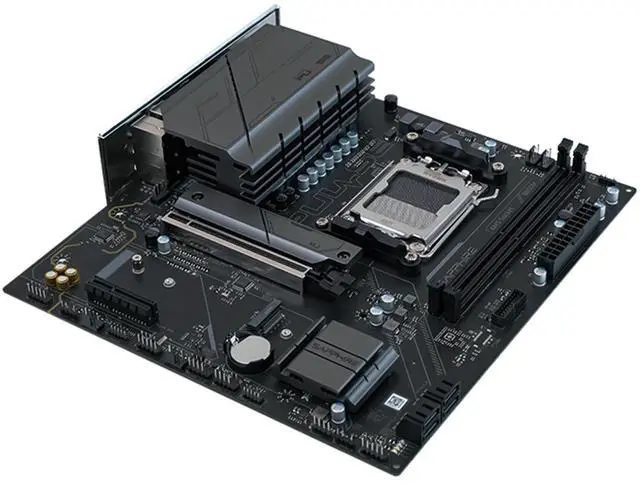 Alt view image 6 of 7 - Sapphire Tech PULSE B650M WiFi AM5 Motherboard & Ryzen 5 7500F 6-Core CPU Combo | PCIe 5.0 M.2, DDR5 7400+ OC, 7+2+1 Power Phase, Wi-Fi 6, Budget Gaming Bundle
