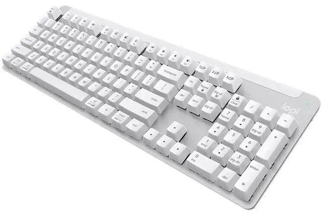 Alt view image 4 of 7 - Logitech Mouse & Key Set, K865 Slim Wireless Keyboard & G309 Mouse (White) - Noise-Reducing Design, 24-Month Battery, Ergonomic Office Bundle