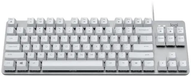 Alt view image 2 of 7 - Logitech Mouse & Key Set, K835 Compact Mechanical Keyboard (White) & G102 Lightsync Mouse (White) - Wired Gaming Combo, Tactile Feedback, 6 Programmable Buttons