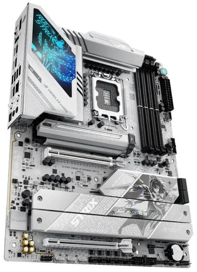 Alt view image 3 of 7 - ASUS ROG STRIX Z890-A GAMING WIFI S Z890 LGA 1851 ATX motherboard, Inte.l. Core Ultra Series 2 Ready, Advanced AI PC-ready, 16+2+1+2 stages, DDR5, WiFi 7, 2.5G, 5x M.2, Thunderbolt 4, , AI OC