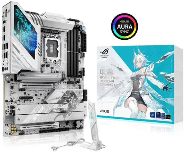 Main image of ASUS ROG STRIX Z890-A GAMING WIFI S Z890 LGA 1851 ATX motherboard, Inte.l. Core Ultra Series 2 Ready, Advanced AI PC-ready, 16+2+1+2 stages, DDR5, WiFi 7, 2.5G, 5x M.2, Thunderbolt 4, , AI OC