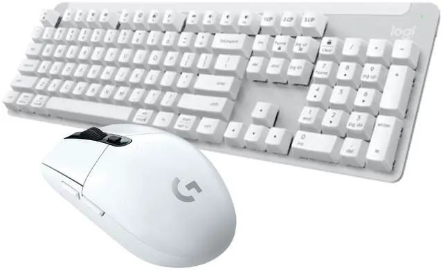Main image of Logitech Mouse & Key Set, K865 Wireless Keyboard & Mouse Combo (White) - Silent Typing, 10m Range, Multi-Device Switching for Home/Office