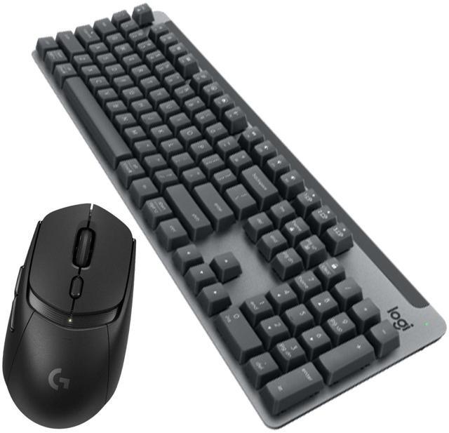 Main image of Logitech Mouse & Key Set, K865 Bluetooth Keyboard + G309 Silent Mouse (Black) - Wireless Combo with USB-C Charging, 3-Device Connectivity