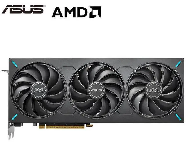 Alt view image 6 of 7 - ASUS ATS Radeon RX 907016GB 256-Bit GDDR6 PCI Express 5.0 RDNA 4 Graphics Card ATS-RX9070GRE-O12G