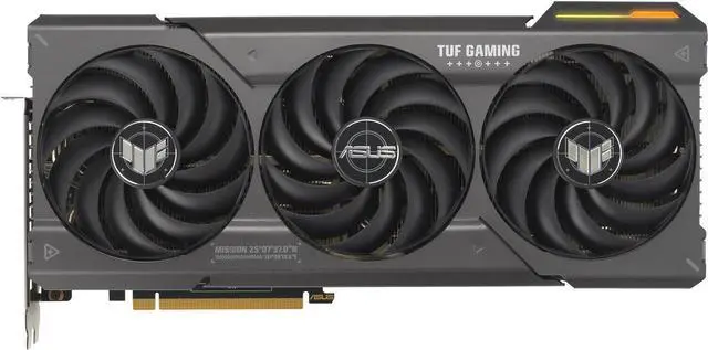 Alt view image 2 of 7 - ASUS TUF Gaming RX 7800 XT OC Edition 16GB GDDR6 (PCIe 4.0, 16GB GDDR6, HDMI 2.1, DisplayPort 2.1) TUF-RX7800XT-O16G-GAMING