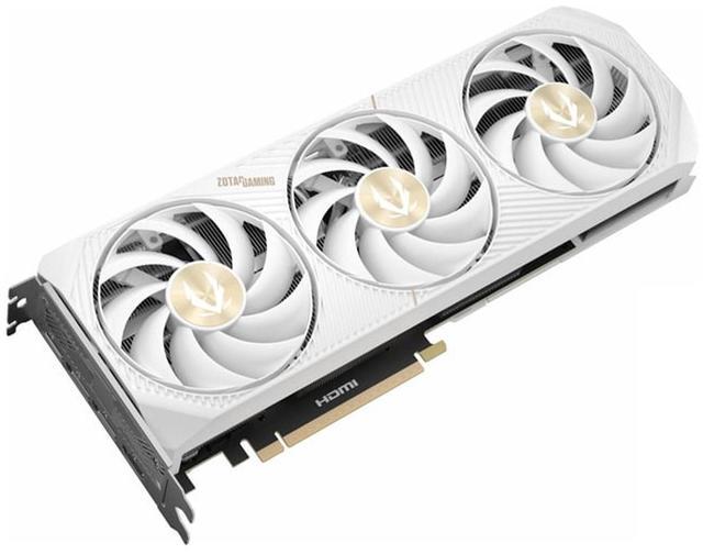 Alt view image 2 of 6 - ZOTAC SOLID CORE OC WHITE GeForce RTX 5070 Ti 16GB 256-Bit GDDR7 PCI Express 5.0 DLSS 4.0 Graphics Card ZOTAC GEFORCE RTX 5070 Ti 16GB SOLID CORE OC WHITE