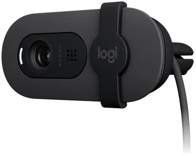 Alt view image 2 of 7 - Logitech BRIO 90 Wired HD Webcam, 60 fps/1080p Live Streaming Camera with Auto Light Balancing, Integrated Privacy Lens Cap, Built-in Microphone, for Windows /macOS /ChromeOS, 2MP, Black