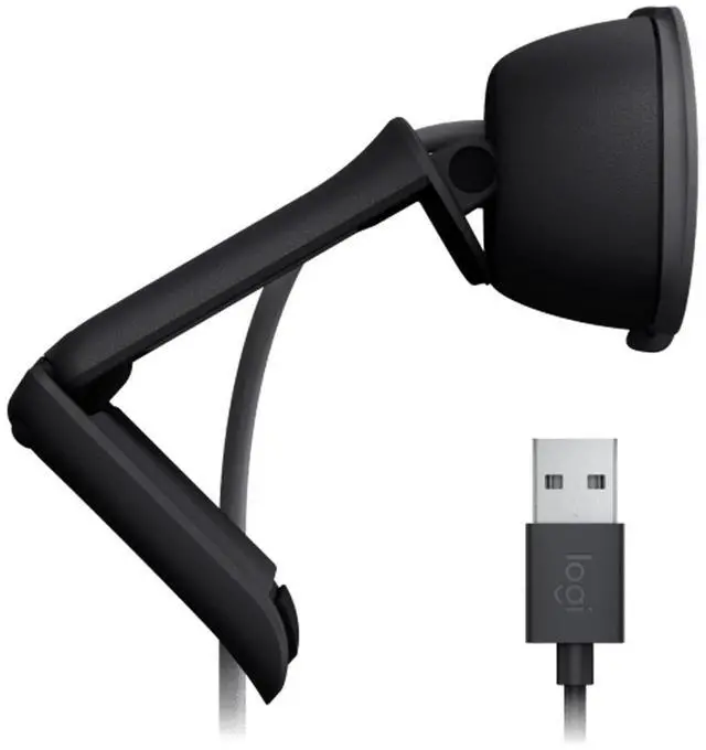 Alt view image 4 of 7 - Logitech BRIO 90 Wired HD Webcam, 60 fps/1080p Live Streaming Camera with Auto Light Balancing, Integrated Privacy Lens Cap, Built-in Microphone, for Windows /macOS /ChromeOS, 2MP, Black