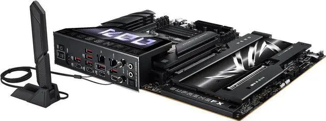 Alt view image 7 of 7 - ASUS ROG CROSSHAIR X870E HERO AMD X870E AM5 ATX motherboard, Advanced AI PC ready, 18+2+2 power stages, DDR5, PCIe 5.0, 5x M.2, Wi-Fi 7, USB4, AI Overclocking, Core Flex, PCIe Slot Q-Release Slim