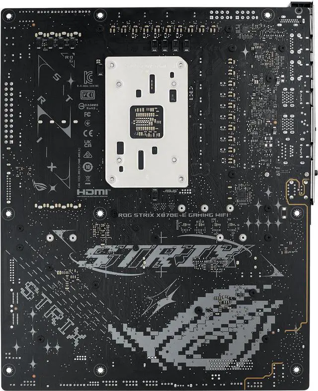 Alt view image 5 of 7 - ASUS ROG STRIX X870E-E GAMING WIFI AMD AM5 X870 ATX motherboard 18+2+2 power stages, Dynamic OC Switcher, Core Flex, DDR5 AEMP, WiFi 7, 5x M.2, PCIe 5.0, Q-Release Slim, USB4, AI OCing & Networking