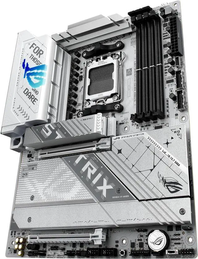 Alt view image 4 of 7 - ASUS ROG STRIX X870-A GAMING WIFI AMD AM5 X870 ATX motherboard 16+2+2 power stages, Dynamic OC Switcher, Core Flex, DDR5 AEMP, WiFi 7, 4x M.2, PCIe 5.0, Q-Release Slim, USB4, AI OCing & Networking