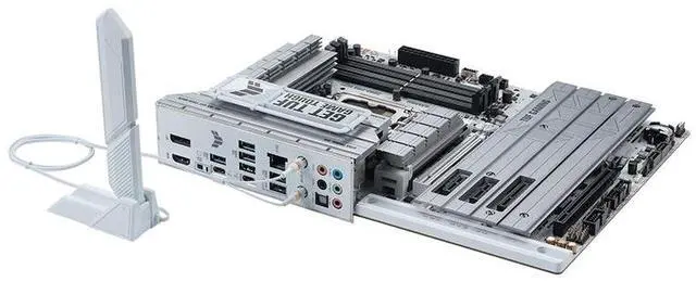 Alt view image 6 of 6 - ASUS TUF Gaming Z890-PRO WiFi Z890 LGA 1851 ATX Motherboard, Intel® Core Ultra Series 2 Ready, Advanced AI PC-Ready, 16+1+2+1 Stages, DDR5, PCIe® 5.0, Thunderbolt 4 Type-C, 4X M.2, Wi-Fi 7, 2.5Gb