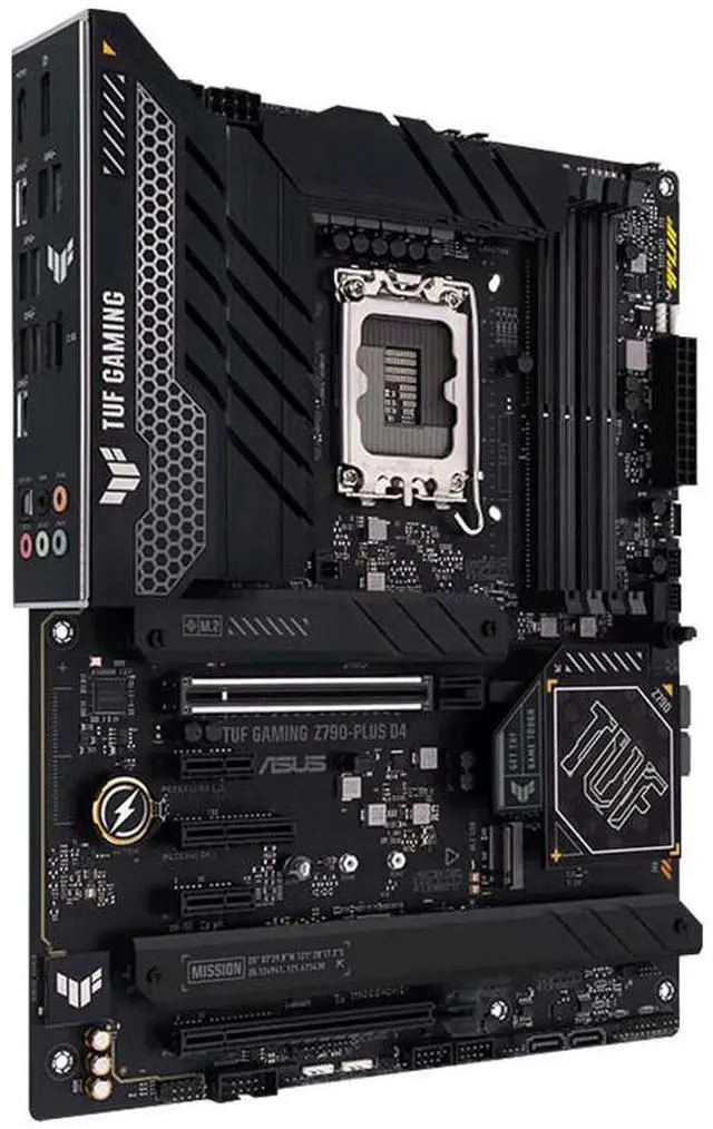 Alt view image 3 of 7 - ASUS TUF Gaming Z790-Plus WiFi D4 LGA 1700(Intel14th & 13th &12th Gen) ATX gaming motherboard(PCIe 5.0, DDR4,4xM.2 Slots,16+1 DrMOS, WiFi 6,Intel 2.5Gb LAN, front USB 3.2 Gen 2 Type-C®, Thunderbolt 4(