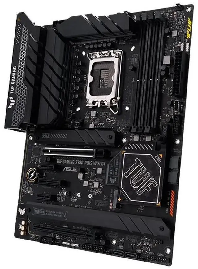 Alt view image 4 of 7 - ASUS TUF Gaming Z790-Plus WiFi D4 LGA 1700(Intel14th & 13th &12th Gen) ATX gaming motherboard(PCIe 5.0, DDR4,4xM.2 Slots,16+1 DrMOS, WiFi 6,Intel 2.5Gb LAN, front USB 3.2 Gen 2 Type-C®, Thunderbolt 4(