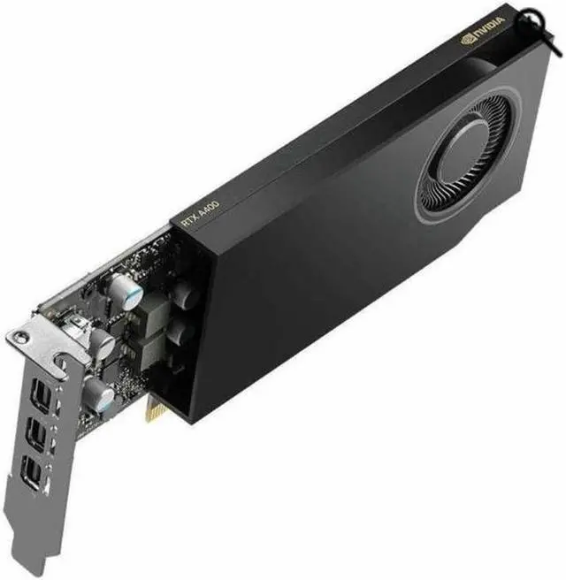 Alt view image 3 of 6 - NVIDIA RTX A400 Professional Graphics Board NVIDIA RTX A400 Small Form Factor NVIDIA Ampere Architecture 4GB GDDR6 GPU Memory