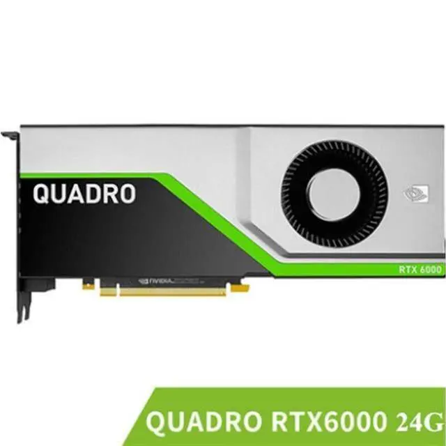 Alt view image 2 of 5 - NVIDIA RTX 6000 24G Graphics Card, Simple package, 384 - bit width, 672 GB/s, Multi - Resolution Support, Modeling and rendering, Film and Television Post-Production, Dual - slot active cooling
