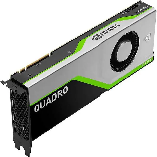Main image of NVIDIA RTX 6000 24G Graphics Card, Simple package, 384 - bit width, 672 GB/s, Multi - Resolution Support, Modeling and rendering, Film and Television Post-Production, Dual - slot active cooling