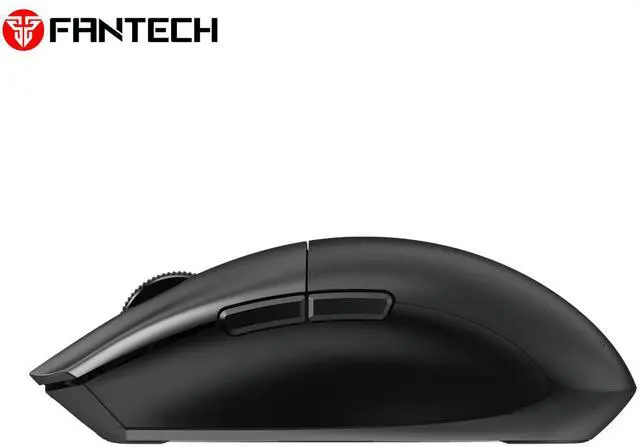 Alt view image 3 of 7 - FANTECH ARIA E XD7E Black Gaming Mouse - Huano Transparent Blue Shell Pink Dots,70Hours Battery Life,Pixart 3311 Sensor,Dual Mode Connectivity,12000DPI Adjustable,6 Buttons(Black)