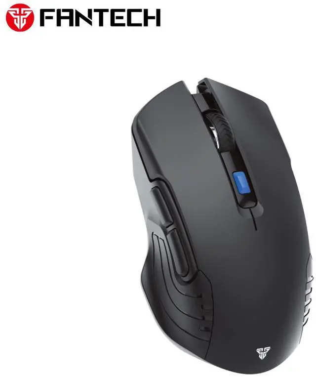 Alt view image 2 of 6 - FANTECH RAIGOR III WG12RS Black Gaming Mouse - 2000DPI, 2.4GHzWireless Connection, Huano Mute Clicks, Bulit-in Rechargeable Battery, 6 Buttons,Ergonomic Design for PC/Computer(Black)
