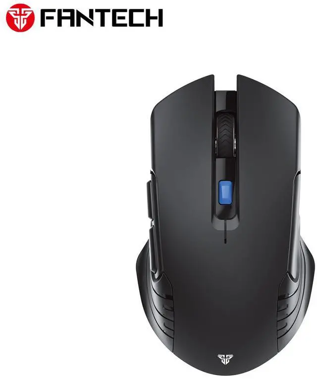 Main image of FANTECH RAIGOR III WG12RS Black Gaming Mouse - 2000DPI, 2.4GHzWireless Connection, Huano Mute Clicks, Bulit-in Rechargeable Battery, 6 Buttons,Ergonomic Design for PC/Computer(Black)