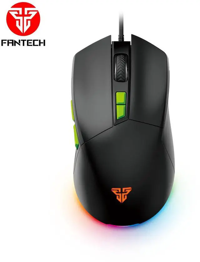 Main image of FANTECH VENOM GO VX6 Black Wired Gaming Mouse,2400 DPI Adjustable, 7 Buttons,20 MILLION CLICKSRGB Lighting Effect, 7D Macro Function Performance,Ergonomic Design for PC/Computer (Black)