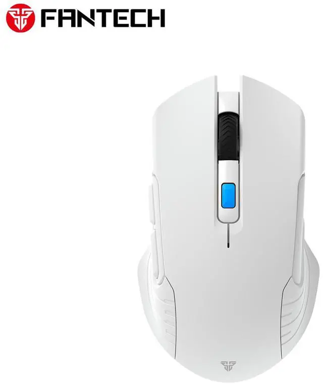 Main image of FANTECH RAIGOR III WG12RS White Gaming Mouse - 2000DPI, 2.4GHzWireless Connection, Huano Mute Clicks, Bulit-in Rechargeable Battery, 6 Buttons,Ergonomic Design for PC/Computer(White)