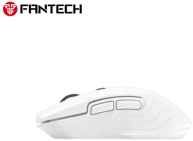 Alt view image 3 of 5 - FANTECH RAIGOR III WG12RS White Gaming Mouse - 2000DPI, 2.4GHzWireless Connection, Huano Mute Clicks, Bulit-in Rechargeable Battery, 6 Buttons,Ergonomic Design for PC/Computer(White)