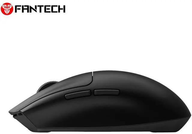 Alt view image 3 of 7 - FANTECH ARIA II XD7V2 Black Gaming Mouse - 53g,70Hours Battery Life,Pixart 3395 Sensor,Tri- Mode Connectivity,Ultra-Grippy coating,,Ergonomic Design for PC/Computer(Black)