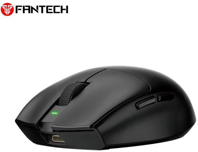 Alt view image 2 of 7 - FANTECH ARIA II XD7V2 Black Gaming Mouse - 53g,70Hours Battery Life,Pixart 3395 Sensor,Tri- Mode Connectivity,Ultra-Grippy coating,,Ergonomic Design for PC/Computer(Black)