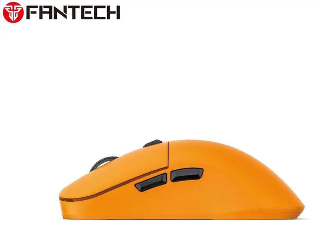 Alt view image 5 of 5 - FANTECH KANATA WIRELESS S WG9S Black Gaming Mouse - 12000 DPI, Dual Mode Connectivity,Huano Blue Shell White Dots,70+Hours Battery Life,Pixart 3311 Sensor,Ergonomic Design for PC/Computer(Yellow)