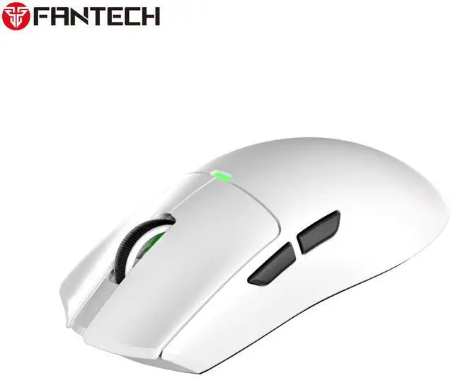 Alt view image 4 of 6 - FANTECH TANTO WG13 Wireless Gaming Mouse - 26000 DPI, Tri-Mode (BT5.0/2.4G/Wired), 58g Ultra-Light, PixArt PAW3395, 44Hr Battery(White)