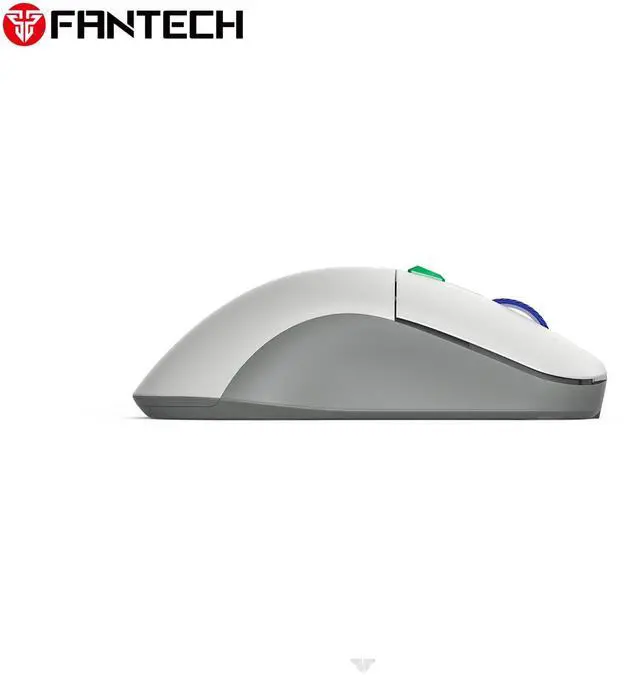 Alt view image 5 of 6 - FANTECH SUPER MAXFIT THEME KANATA WIRELESS S WG9S Grey Gaming Mouse - 12000 DPI,Huano Blue Shell White Dots,70+Hours Battery Life,Pixart 3311 Sensor,Ergonomic Design for PC/Computer(Grey)