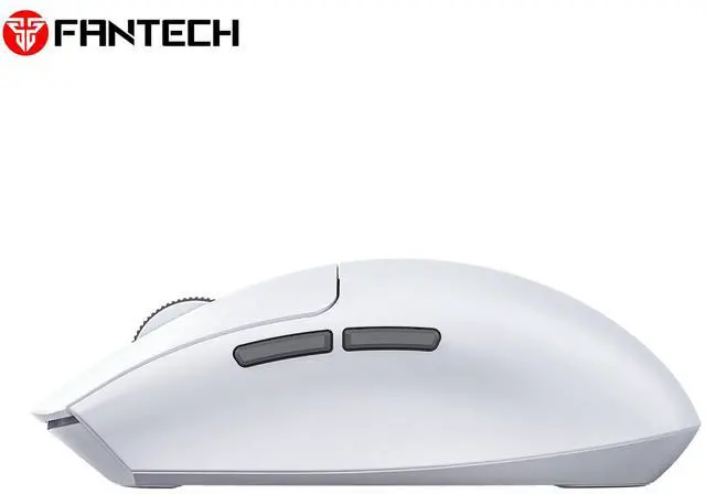 Alt view image 3 of 6 - FANTECHARIA II PRO XD7V2P Black Gaming Mouse - 53g,70Hours Battery Life,Pixart 3395 Sensor,Tri- Mode Connectivity,Ultra-Grippy coating,,Ergonomic Design for PC/Computer(White)