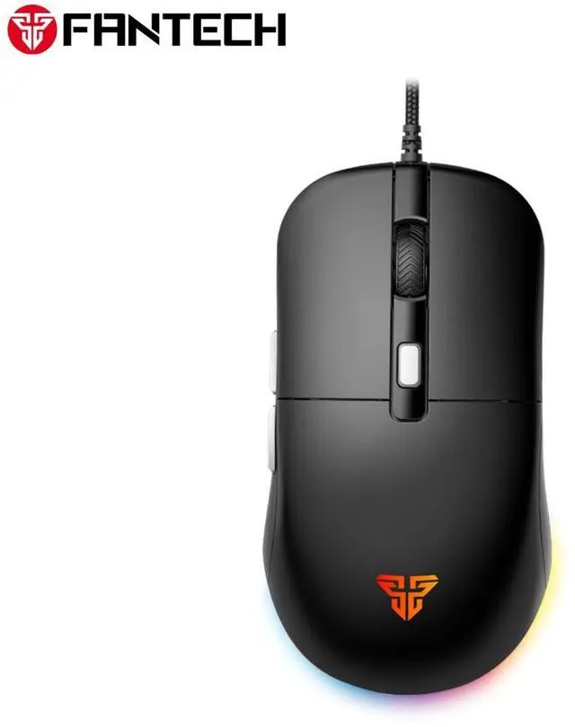 Main image of FANTECH KANATA VX9S Black Wired Gaming Mouse, 7200 DPI Adjustable, 6 Buttons,Ambidextrous DesignRGB Lighting, Ergonomic Design for PC/Computer (Black)