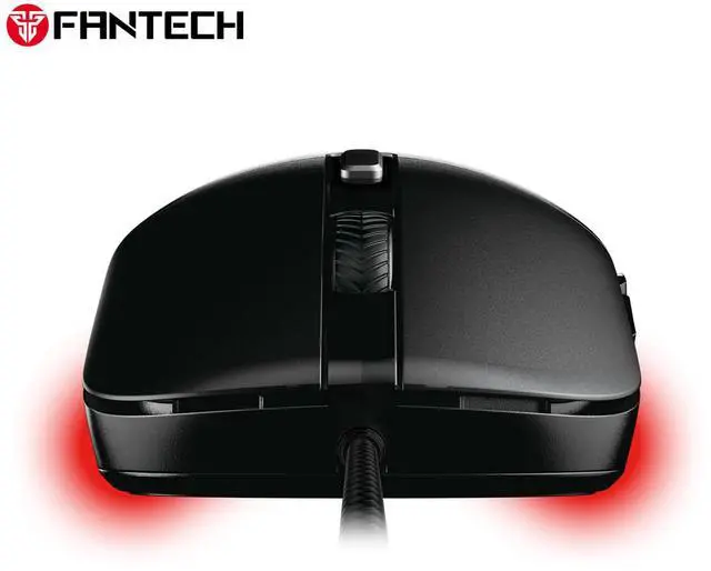Alt view image 4 of 6 - FANTECH KANATA VX9S Black Wired Gaming Mouse, 7200 DPI Adjustable, 6 Buttons,Ambidextrous DesignRGB Lighting, Ergonomic Design for PC/Computer (Black)