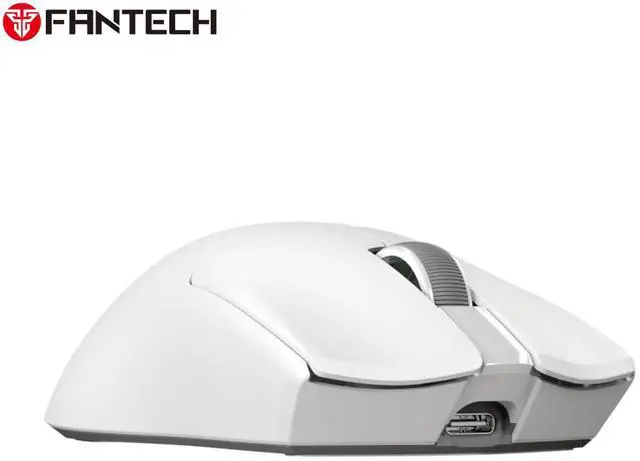 Alt view image 6 of 7 - FANTECH TANTO S WG13S White Gaming Mouse - 26000DPI, 2.4GHz Tri-mode Connectivity, 44Hours Battery Life,Supports RGBCharging Dock,Pixart 3395 Sensor, Supports 8K Polling Rate(White)