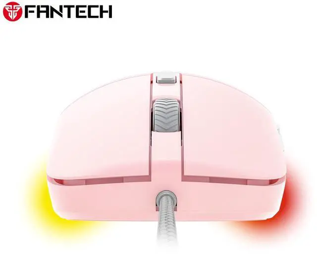 Alt view image 4 of 4 - FANTECH KANATA VX9S Pink Wired Gaming Mouse, 7200 DPI Adjustable, 6 Buttons,Ambidextrous DesignRGB Lighting, Ergonomic Design for PC/Computer (Pink)