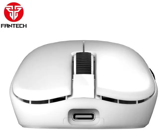 Alt view image 4 of 7 - FANTECH ARIAHELIOS II XD3V3 COMPX-1K White Gaming Mouse - 55g,70Hours Battery Life,Pixart 3395 Sensor,Tri- Mode Connectivity,6 Buttons,Ergonomic Design for PC/Computer(White)