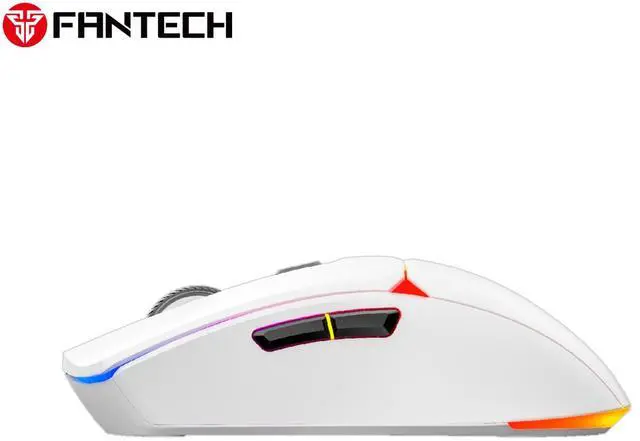 Alt view image 3 of 5 - FANTECH CRYPTO II WIRELESS WG7V2 White Wireless Gaming Mouse, 12000 DPI Adjustable,Dual Mode Connection,Gaming Optical Sensor,30+Hours Battery Life, Ergonomic Design for PC/Computer(White)