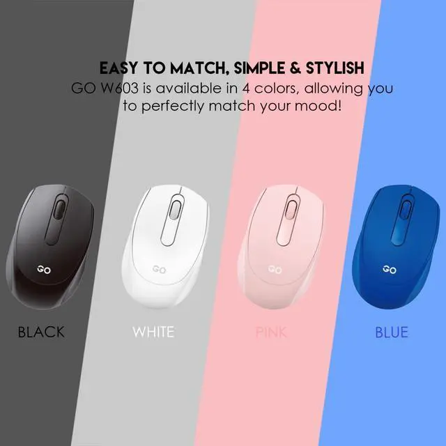 Alt view image 2 of 3 - FANTECHGO W603 Black Gaming Mouse -54g, 1600 DPI Adjustable, Plug And Play Micro Receiver,3 Buttons,Ergonomic Design for PC/Computer(Black)