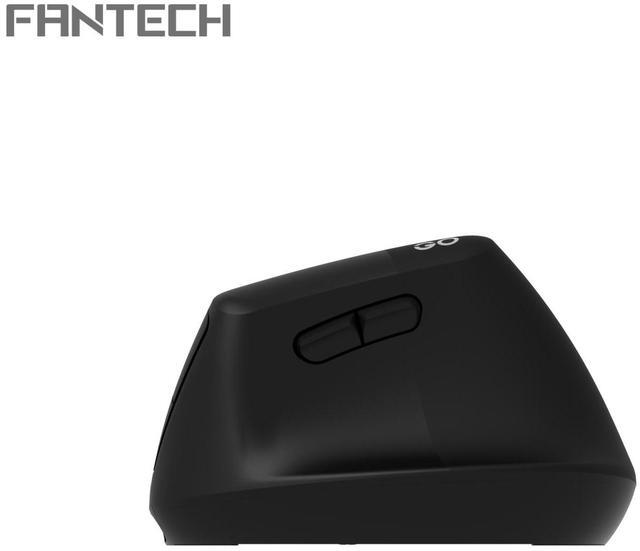 Alt view image 2 of 6 - FANTECH GO COMFY W195 Black Gaming Mouse -Slient Switches,Dual Mode Connection,57°Vertical Angle,1600DPI Adjustable,7Buttons,Ergonomic Design for PC/Computer(Black)