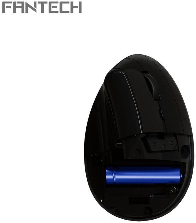 Alt view image 3 of 6 - FANTECH GO COMFY W195 Black Gaming Mouse -Slient Switches,Dual Mode Connection,57°Vertical Angle,1600DPI Adjustable,7Buttons,Ergonomic Design for PC/Computer(Black)